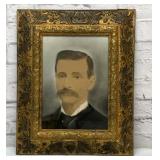 Antique Ornate framed portrait