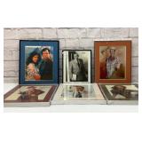 6 Hollywood autographed photos