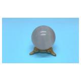 Rose quartz sphere 2