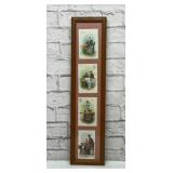 VTG Singer Sewing Machine Postcards framed