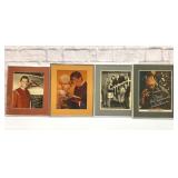 4 AUTOGRAPHED CELEBRITY PHOTOS