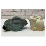 Rabbit yard art, sprinkler 8