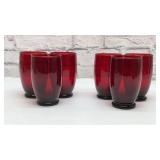 6 VTG anchor hocking, Baltic water glasses