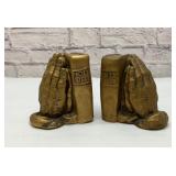 HODA Praying hands Bible book ends