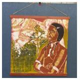 Native American BATIK Wall hanging