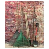 Assorted yard tools