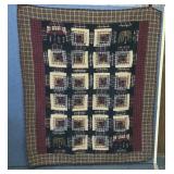 Log cabin quilt