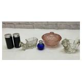 Assorted vtg glassware