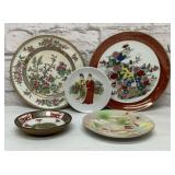 Assorted Asian plates