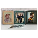 4 VTG Autographed photos