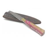 Custom made dagger with sheath 8