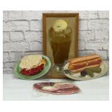 F.W. WOOLWORTH SODA FOUNTAIN MENU ITEMS ART