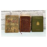 3 ANTIQUE BOOKS