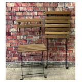 Pair of folding chairs