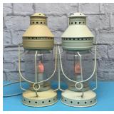 2 cute candle lanterns