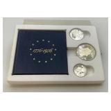 US bicentennial silver proof set