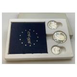 US bicentennial silver proof set
