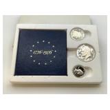 US bicentennial silver proof set