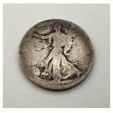 1918 US walking liberty half dollar