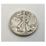 1939 US walking liberty half dollar