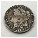 1899 O US Morgan silver dollar