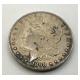 1898 US Morgan Silver Dollar