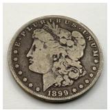 1899 O US Morgan silver dollar