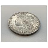 1887 O US Morgan silver dollar