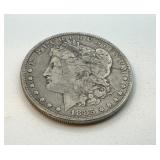 1885 US Morgan silver dollar
