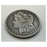 1886 O US Morgan silver dollar