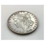 1889 US Morgan silver dollar