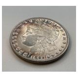 1885 US Morgan silver dollar