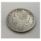 1891 US Morgan silver dollar