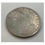 1890 O US Morgan silver dollar
