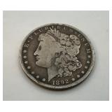 1892 O US Morgan Silver Dollar