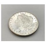 1878 micro S US Morgan silver dollar PL