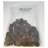200 assorted US Wheat Pennies
