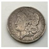 1904 US Morgan silver dollar