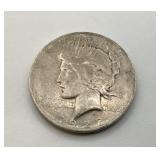 1927 D US Silver Peace Dollar