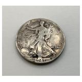 1941 US walking liberty half dollar