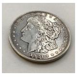 1921 D US Morgan silver dollar