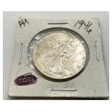 1946 US Walking liberty half dollar