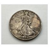 1944 US walking liberty half dollar