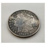 1921 D US Morgan silver dollar