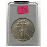 1996 US silver eagle dollar