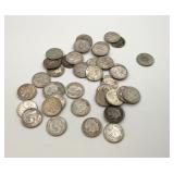 41 Assorted US Silver Roosevelt Dimes