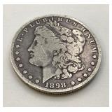 1898 O US Morgan silver dollar