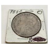 1880 O US Morgan silver dollars
