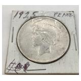 1925 US Silver Peace Dollar
