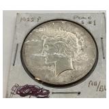 1922 US Silver Peace Dollar